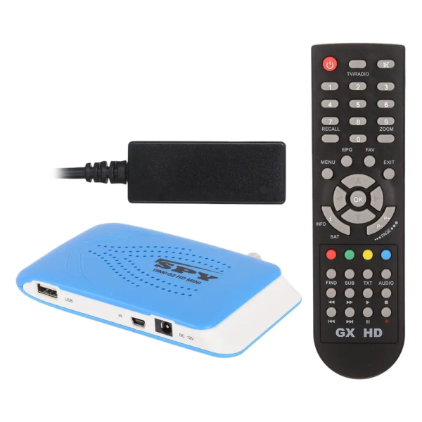 جهاز استقبال الأقمار الصناعية ASTRA به خاصية EPG خاصية التسجيل الفوري على USP تخزين كبيرة للقنوات مؤقت الحجز خاصية طلب القنوات بغرض التسجيل أو المشاهدة (SPY 11900G2 HD MINI)