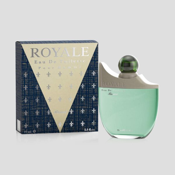 عطر رويال او دي تواليت من الرصاصي للرجال ، 75 مل