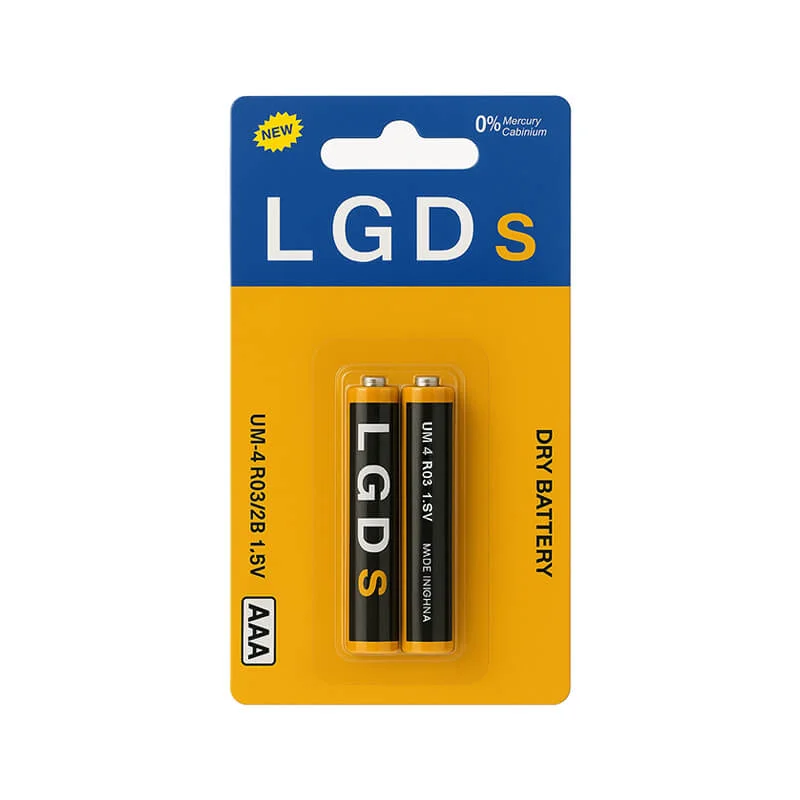 بطارية ريموت AAA 1.5V من LGDS - خالية من الزئبق (حجر ريموت صغير) - قطعتين