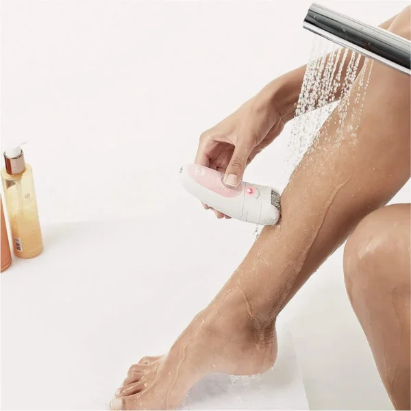 Braun Silk-épil 5-620 Wet & Dry Epilator With 3 Extras incl. Shaver Head – Flamingo/Pink – SES5-620_آلة إزالة الشعر براون سيلك-إبيل 5-620 للاستخدام الجاف والمبلل مع 3 ملحقات، بما في ذلك رأس الحلاقة - لون فلامنغو/وردي - SES5-620