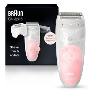Braun Silk-épil 5-620 Wet & Dry Epilator With 3 Extras incl. Shaver Head – Flamingo/Pink – SES5-620_آلة إزالة الشعر براون سيلك-إبيل 5-620 للاستخدام الجاف والمبلل مع 3 ملحقات، بما في ذلك رأس الحلاقة - لون فلامنغو/وردي - SES5-620