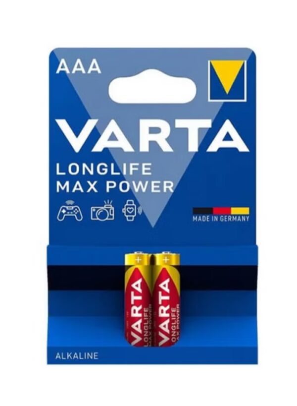 Longlife Max Power AAA Alkaline (2-pack) Made in Germany