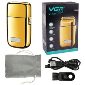 VGR V-398 - ماكينة حلاقة كهربائية وتنعيم احترافية . قابله للشحن للرجال