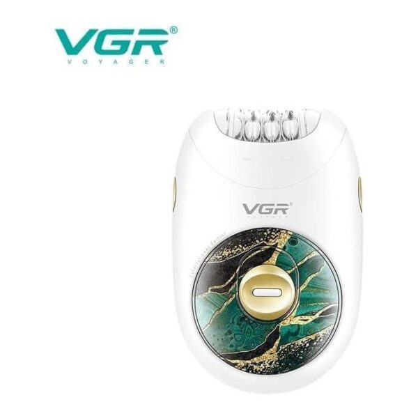 VGR جهاز إزالة الشعر اللاسلكي الاحترافي V-706 للنساء بـ 18 ملقط