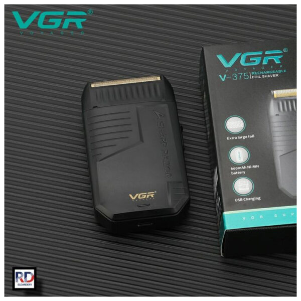 ماكينة حلاقة تنعيم الذقن v-375 قابلة لإعادة الشحن