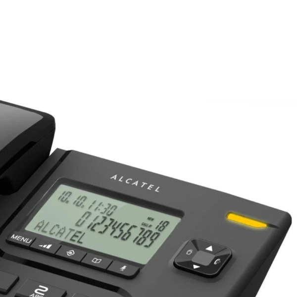-تليفون ارضي من الكاتيل تي 76 , اسود – Alcatel T76 Telephone – Black