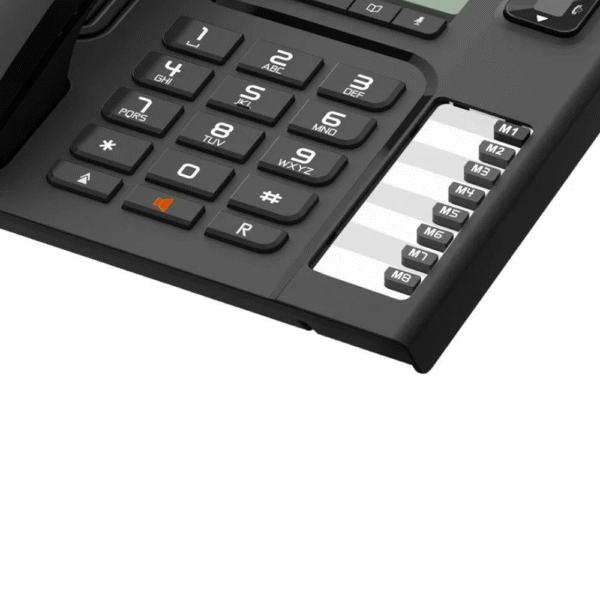 -تليفون ارضي من الكاتيل تي 76 , اسود – Alcatel T76 Telephone – Black