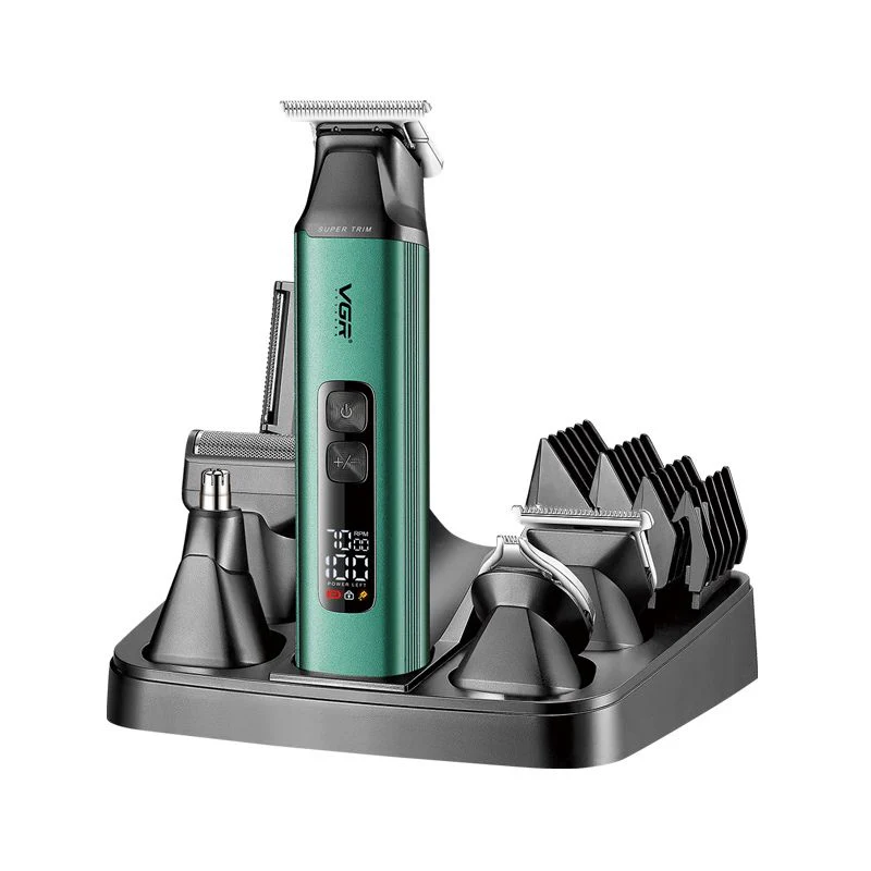 VGR ماكينة تشذيب الشعر الاحترافية القابلة لإعادة الشحن V-117