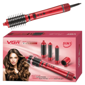 مصفف الهواء الساخن 5 في 1 لتجفيف الشعر v-475