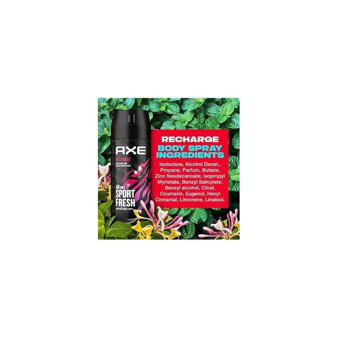 AXE Men's Recharge Body Spray 150ml