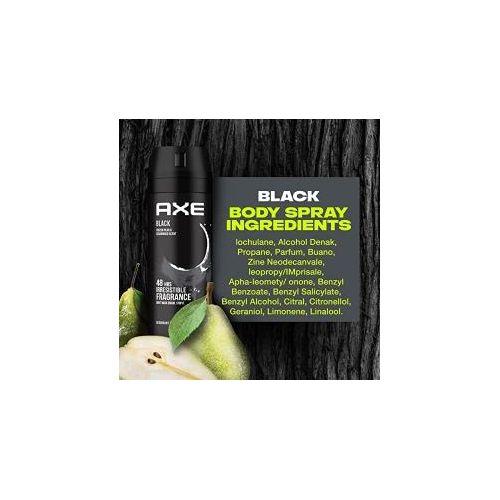 بخاخ الجسم للرجال بلاك 150 مل من آكس