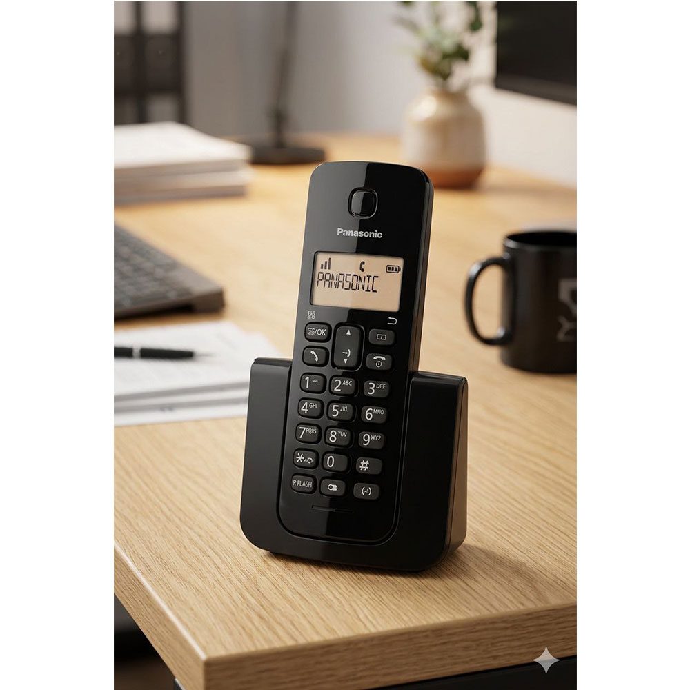 KX-TGB110 Digital Cordless Phone - Black